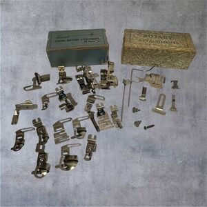 Greist Sewing Machine Attachments Rotary Presser Feet Set Vintage